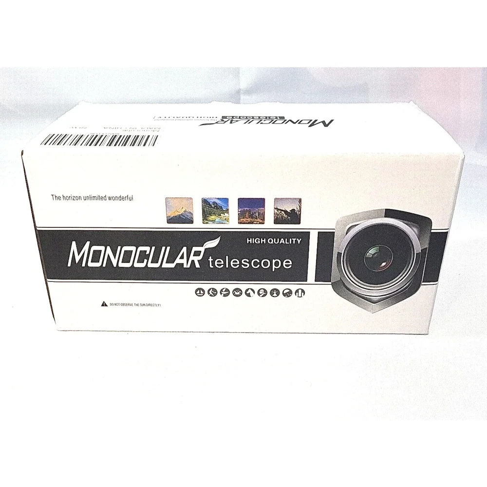 Monocular Telescope Smart Phone Compatible High Quality 12x50mm High Powered